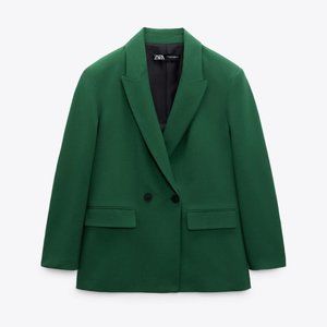Zara green suit size S